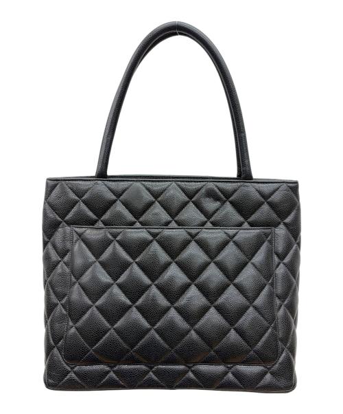 CHANEL（シャネル）CHANEL (シャネル) 復刻トートバッグ　ココマーク　マトラッセ ブラックの古着・服飾アイテム