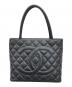 CHANEL（シャネル）の古着「復刻トートバッグ　ココマーク　マトラッセ」｜ブラック