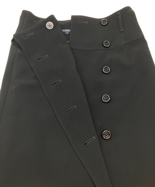 BURBERRY LONDON（バーバリーロンドン）BURBERRY LONDON (バーバリーロンドン) ダブルボタンスカート ブラック サイズ:40の古着・服飾アイテム