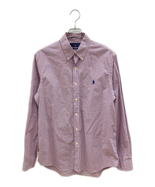 RALPH LAUREN（ラルフローレン）RALPH LAUREN (ラルフローレン) 長袖シャツ レッド×ブルー サイズ:Ｍの古着・服飾アイテム