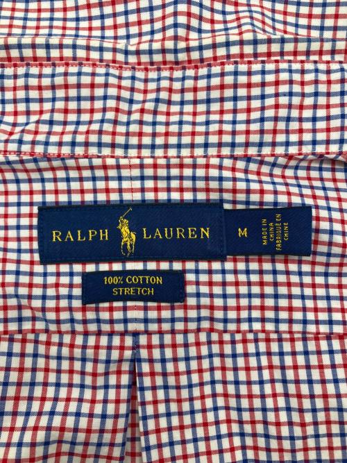 RALPH LAUREN（ラルフローレン）RALPH LAUREN (ラルフローレン) 長袖シャツ レッド×ブルー サイズ:Ｍの古着・服飾アイテム