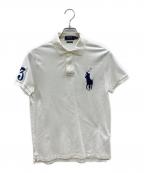 POLO RALPH LAURENポロ・ラルフローレン）の古着「ポロシャツ　ビッグポニー刺繍」｜ホワイト