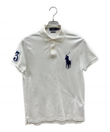 POLO RALPH LAUREN（ポロ・ラルフローレン）の古着「ポロシャツ　ビッグポニー刺繍」｜ホワイト
