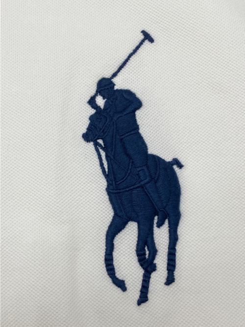 POLO RALPH LAUREN（ポロ・ラルフローレン）POLO RALPH LAUREN (ポロ・ラルフローレン) ポロシャツ　ビッグポニー刺繍 ホワイト サイズ:Sの古着・服飾アイテム