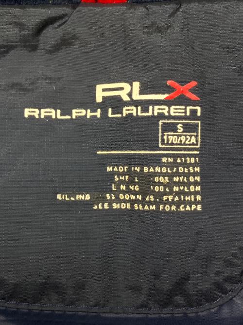 RLX RALPH LAUREN（アールエルエックスラルフローレン）RLX RALPH LAUREN (アールエルエックスラルフローレン) ダウンジャケット ネイビー×ホワイト サイズ:Sの古着・服飾アイテム
