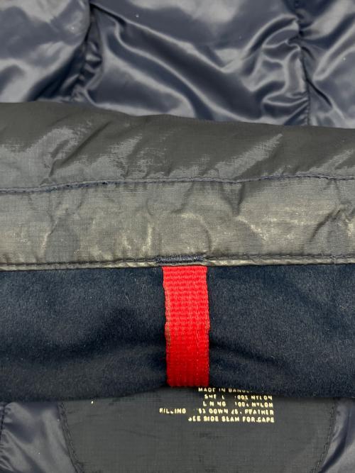 RLX RALPH LAUREN（アールエルエックスラルフローレン）RLX RALPH LAUREN (アールエルエックスラルフローレン) ダウンジャケット ネイビー×ホワイト サイズ:Sの古着・服飾アイテム