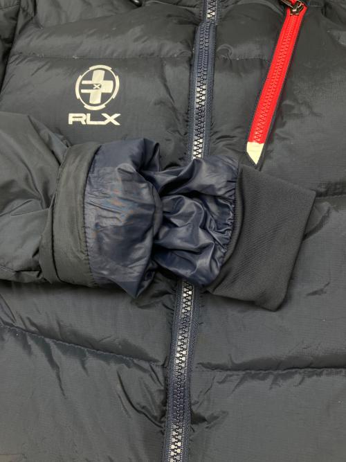 RLX RALPH LAUREN（アールエルエックスラルフローレン）RLX RALPH LAUREN (アールエルエックスラルフローレン) ダウンジャケット ネイビー×ホワイト サイズ:Sの古着・服飾アイテム