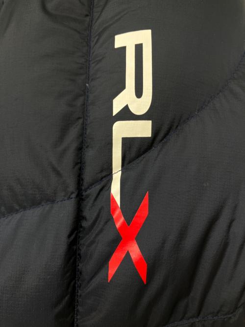 RLX RALPH LAUREN（アールエルエックスラルフローレン）RLX RALPH LAUREN (アールエルエックスラルフローレン) ダウンジャケット ネイビー×ホワイト サイズ:Sの古着・服飾アイテム