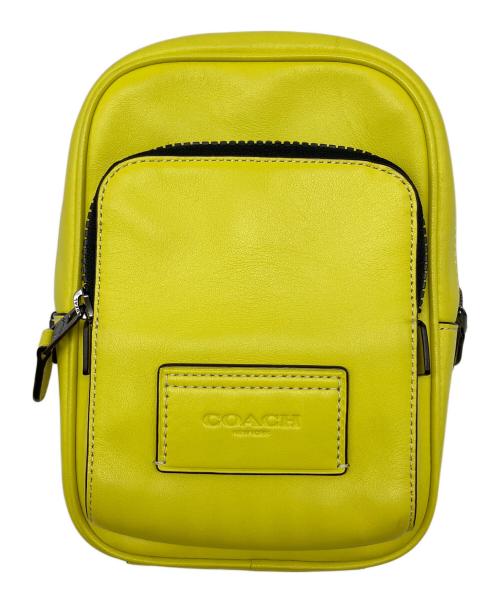 COACH（コーチ）COACH (コーチ) ボディバッグ イエローの古着・服飾アイテム