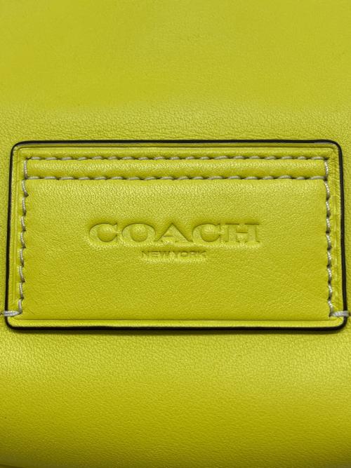 COACH（コーチ）COACH (コーチ) ボディバッグ イエローの古着・服飾アイテム