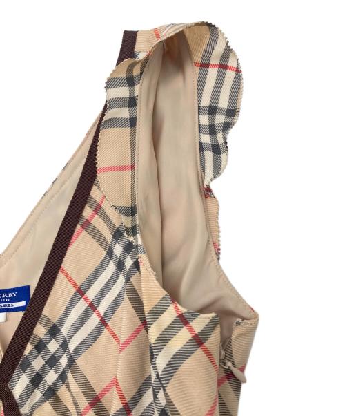 BURBERRY BLUE LABEL（バーバリー ブルー レーベル）BURBERRY BLUE LABEL (バーバリー ブルー レーベル) ノースリーブ・キャミソールワンピース ベージュ サイズ:38の古着・服飾アイテム