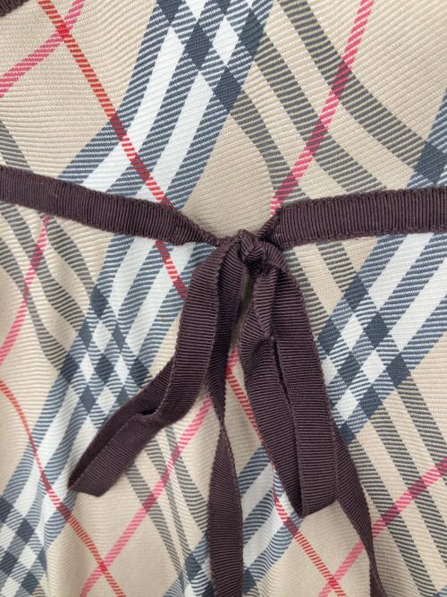 BURBERRY BLUE LABEL（バーバリー ブルー レーベル）BURBERRY BLUE LABEL (バーバリー ブルー レーベル) ノースリーブ・キャミソールワンピース ベージュ サイズ:38の古着・服飾アイテム