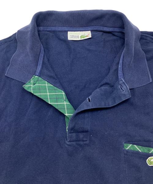 LACOSTE（ラコステ）LACOSTE (ラコステ) 80sポロシャツ ネイビー サイズ:8の古着・服飾アイテム
