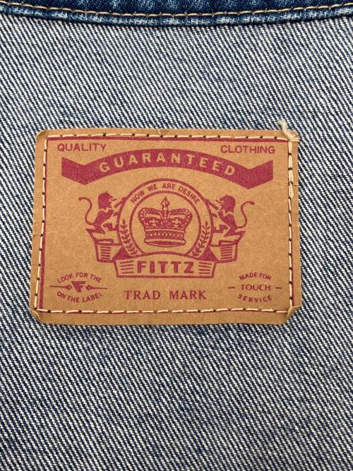 FITTZ（フィッツ）FITTZ (フィッツ) デニムジャケット インディゴ サイズ:35（フリーサイズ）の古着・服飾アイテム