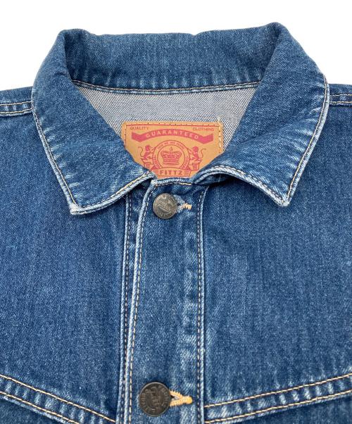 FITTZ（フィッツ）FITTZ (フィッツ) デニムジャケット インディゴ サイズ:35（フリーサイズ）の古着・服飾アイテム