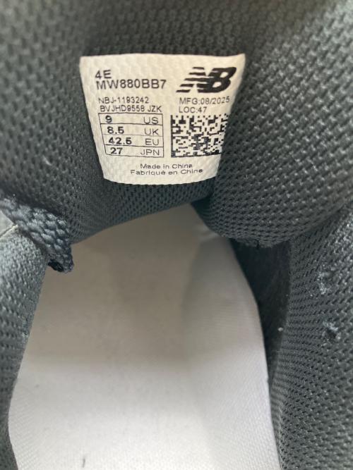 NEW BALANCE（ニューバランス）NEW BALANCE (ニューバランス) WALKING FRESH FOAM 880 V7  ブラック サイズ:27cmの古着・服飾アイテム