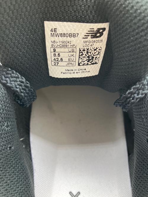 NEW BALANCE（ニューバランス）NEW BALANCE (ニューバランス) WALKING FRESH FOAM 880 V7  ブラック サイズ:27cmの古着・服飾アイテム