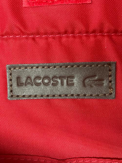 LACOSTE（ラコステ）LACOSTE (ラコステ) リュック レッドの古着・服飾アイテム