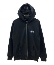 stussy（ステューシー）の古着「ジップパーカー」｜ブラック