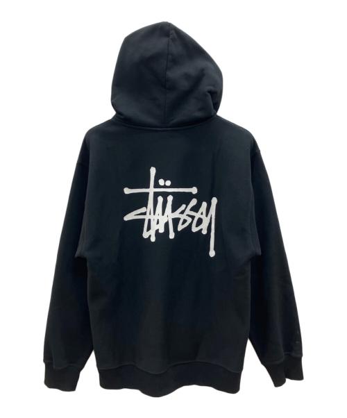 stussy（ステューシー）stussy (ステューシー) ジップパーカー ブラック サイズ:Ｍの古着・服飾アイテム