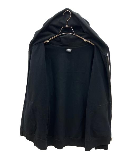 stussy（ステューシー）stussy (ステューシー) ジップパーカー ブラック サイズ:Ｍの古着・服飾アイテム
