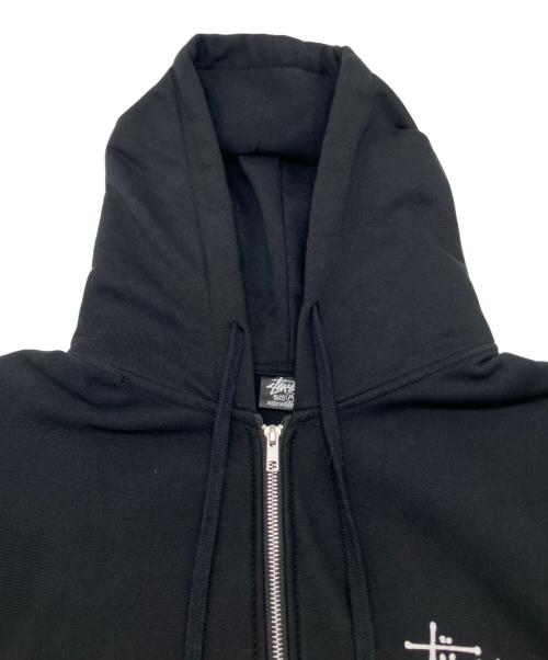 stussy（ステューシー）stussy (ステューシー) ジップパーカー ブラック サイズ:Ｍの古着・服飾アイテム