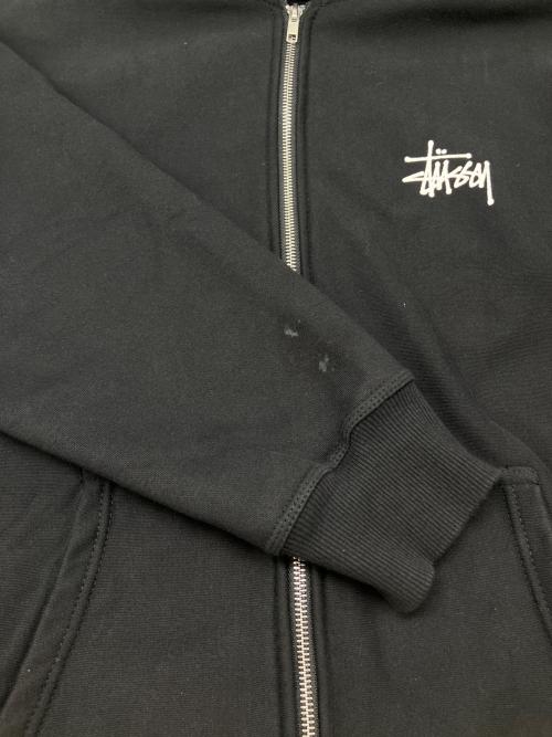 stussy（ステューシー）stussy (ステューシー) ジップパーカー ブラック サイズ:Ｍの古着・服飾アイテム
