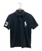 POLO RALPH LAURENポロ・ラルフローレン）の古着「ポロシャツ　ビッグポニー」｜ブラック