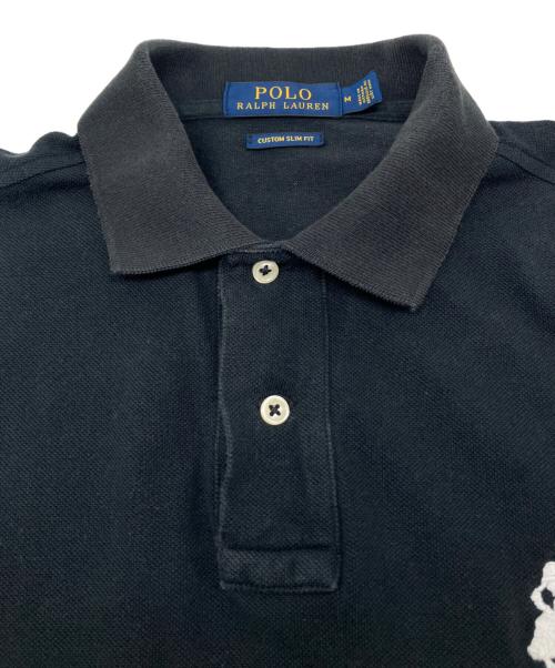 POLO RALPH LAUREN（ポロ・ラルフローレン）POLO RALPH LAUREN (ポロ・ラルフローレン) ポロシャツ　ビッグポニー ブラック サイズ:Mの古着・服飾アイテム