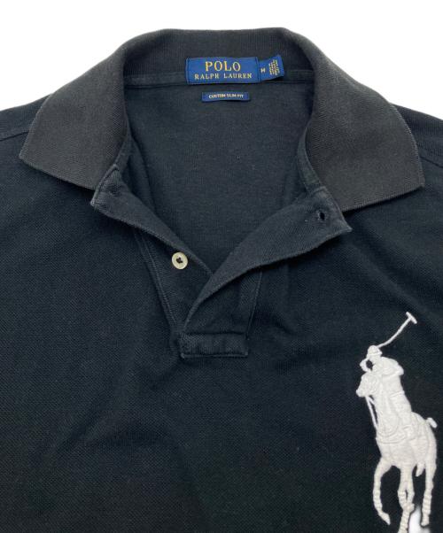 POLO RALPH LAUREN（ポロ・ラルフローレン）POLO RALPH LAUREN (ポロ・ラルフローレン) ポロシャツ　ビッグポニー ブラック サイズ:Mの古着・服飾アイテム