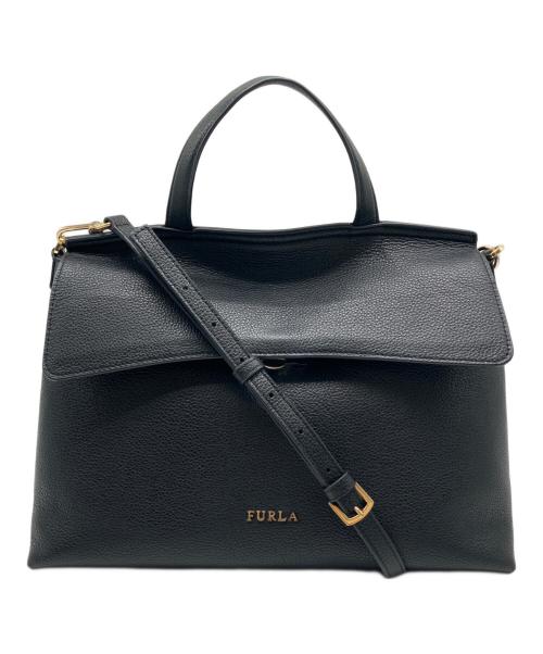 FURLA（フルラ）FURLA (フルラ) 2WAYバッグ ブラックの古着・服飾アイテム