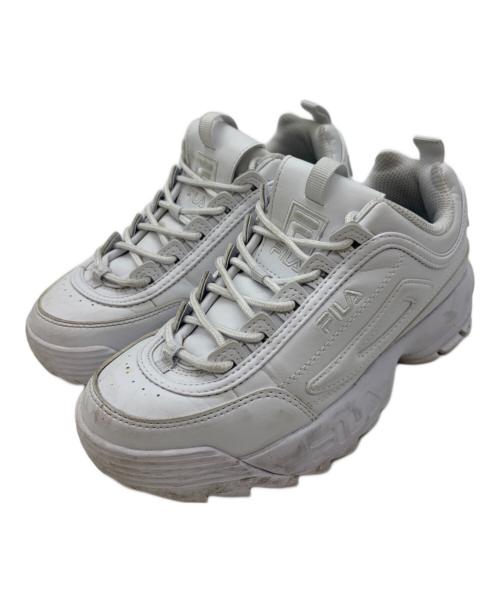 FILA（フィラ）FILA (フィラ) ローカットスニーカー ホワイト サイズ:24の古着・服飾アイテム