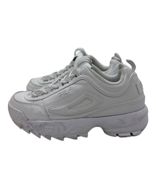 FILA（フィラ）FILA (フィラ) ローカットスニーカー ホワイト サイズ:24の古着・服飾アイテム
