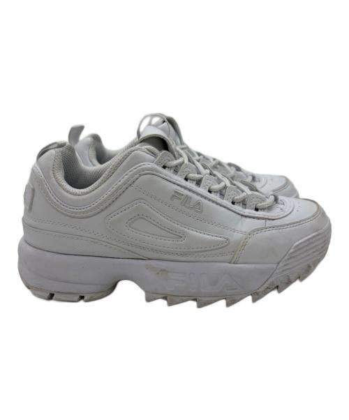 FILA（フィラ）FILA (フィラ) ローカットスニーカー ホワイト サイズ:24の古着・服飾アイテム