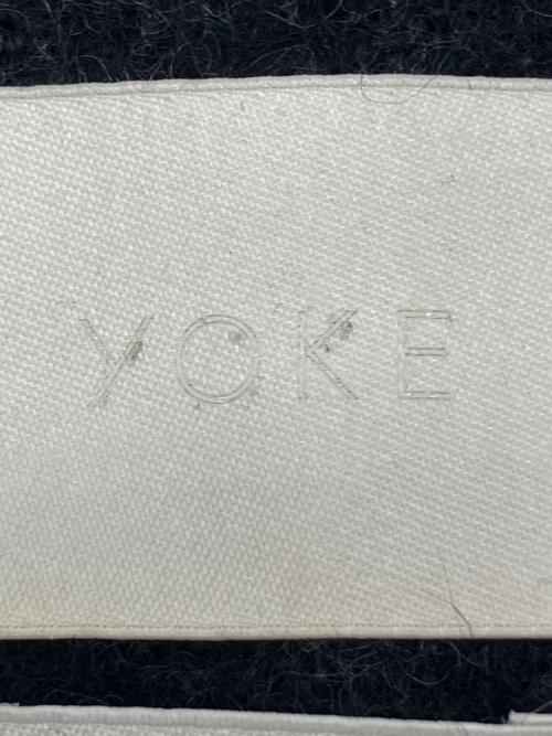 YOKE（ヨーク）YOKE (ヨーク) 厚手カーディガン ブラック サイズ:3の古着・服飾アイテム