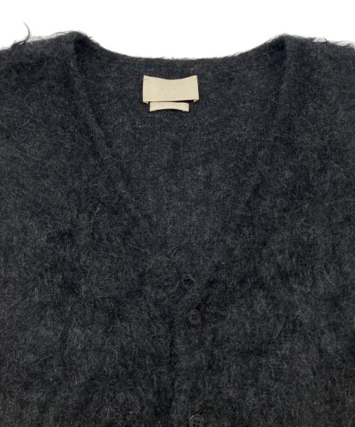 YOKE（ヨーク）YOKE (ヨーク) 厚手カーディガン ブラック サイズ:3の古着・服飾アイテム