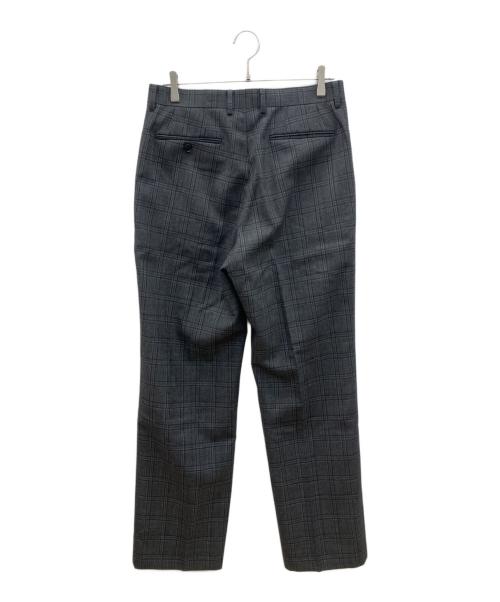 AURALEE（オーラリー）AURALEE (オーラリー) BLUEFACED WOOL CHECK SLACKS グレー サイズ:4の古着・服飾アイテム