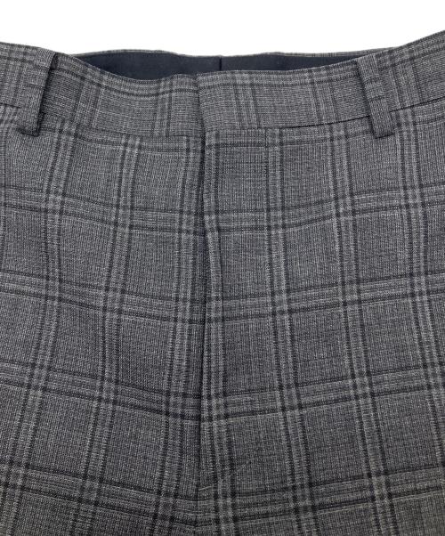 AURALEE（オーラリー）AURALEE (オーラリー) BLUEFACED WOOL CHECK SLACKS グレー サイズ:4の古着・服飾アイテム