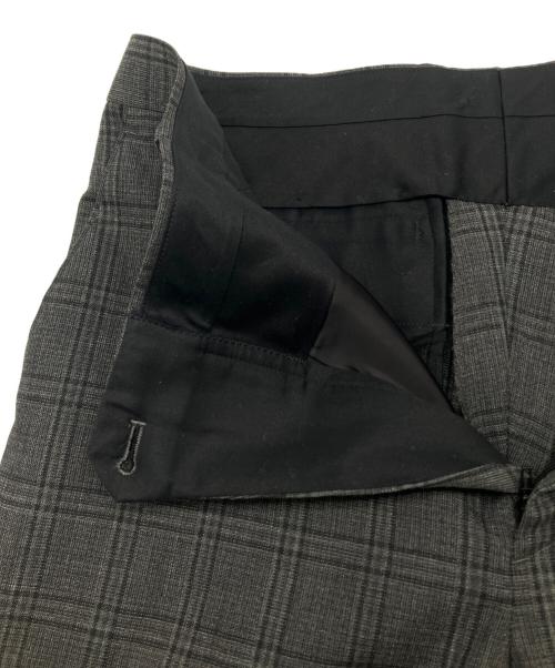 AURALEE（オーラリー）AURALEE (オーラリー) BLUEFACED WOOL CHECK SLACKS グレー サイズ:4の古着・服飾アイテム