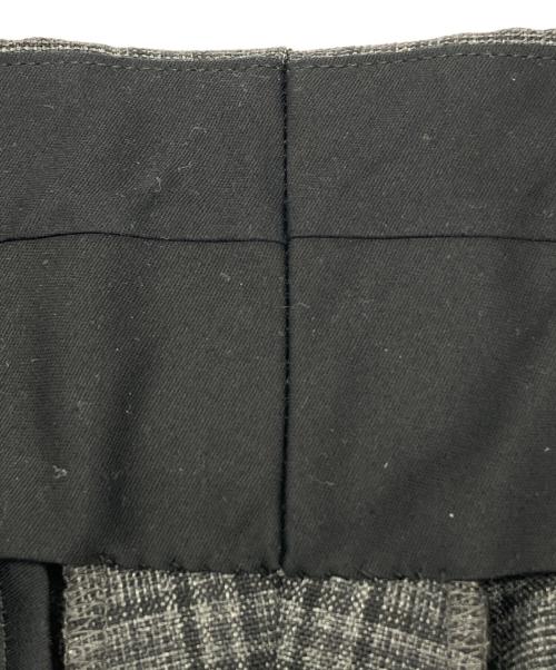 AURALEE（オーラリー）AURALEE (オーラリー) BLUEFACED WOOL CHECK SLACKS グレー サイズ:4の古着・服飾アイテム