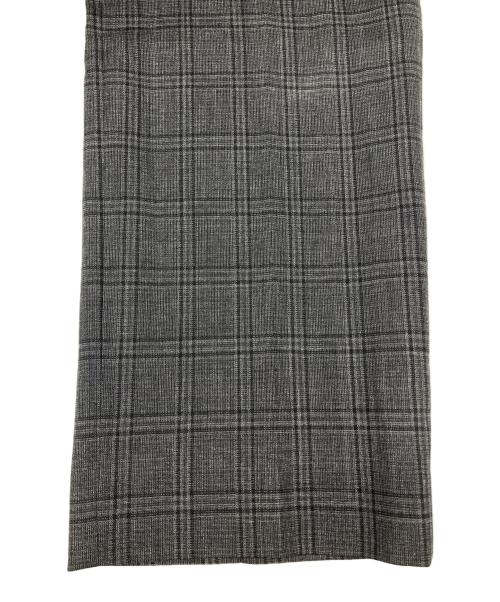 AURALEE（オーラリー）AURALEE (オーラリー) BLUEFACED WOOL CHECK SLACKS グレー サイズ:4の古着・服飾アイテム