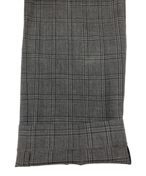 AURALEE（オーラリー）AURALEE (オーラリー) BLUEFACED WOOL CHECK SLACKS グレー サイズ:4の古着・服飾アイテム
