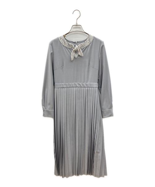 JILL STUART（ジルスチュアート）JILL STUART (ジルスチュアート) 長袖ワンピース ライトグレーの古着・服飾アイテム