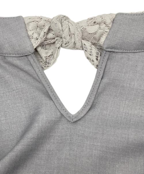 JILL STUART（ジルスチュアート）JILL STUART (ジルスチュアート) 長袖ワンピース ライトグレーの古着・服飾アイテム