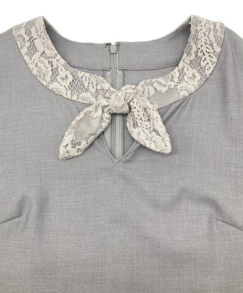 JILL STUART（ジルスチュアート）JILL STUART (ジルスチュアート) 長袖ワンピース ライトグレーの古着・服飾アイテム