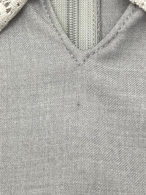 JILL STUART（ジルスチュアート）JILL STUART (ジルスチュアート) 長袖ワンピース ライトグレーの古着・服飾アイテム