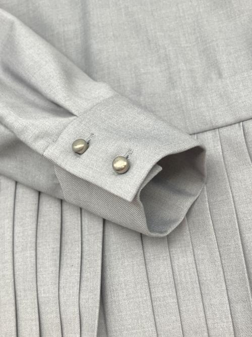 JILL STUART（ジルスチュアート）JILL STUART (ジルスチュアート) 長袖ワンピース ライトグレーの古着・服飾アイテム