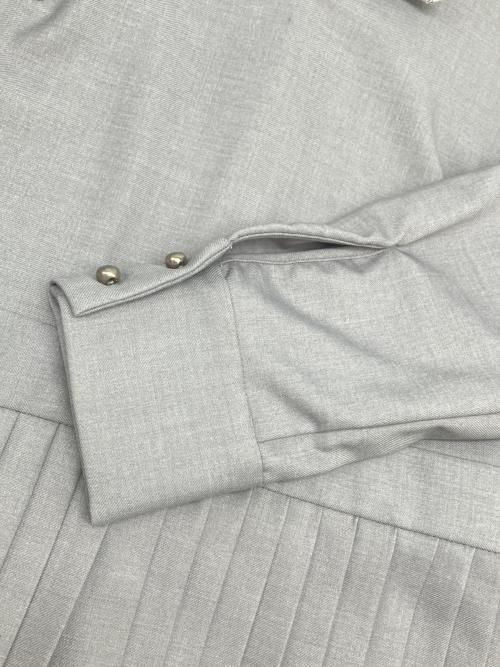 JILL STUART（ジルスチュアート）JILL STUART (ジルスチュアート) 長袖ワンピース ライトグレーの古着・服飾アイテム