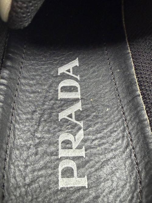 PRADA（プラダ）PRADA (プラダ) ローカットスニーカー ホワイト サイズ:25の古着・服飾アイテム