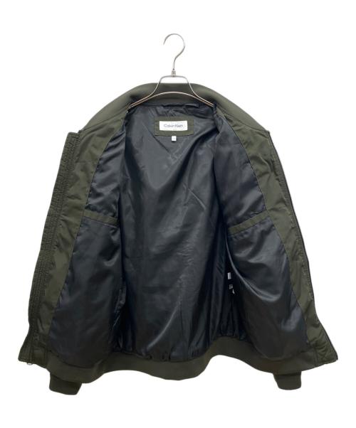 Calvin Klein（カルバンクライン）Calvin Klein (カルバンクライン) キルティングジャケット ダークグリーン サイズ:Ｍの古着・服飾アイテム
